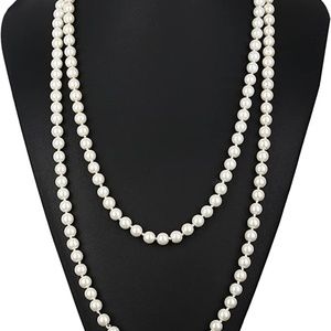 Long Pearl Necklace